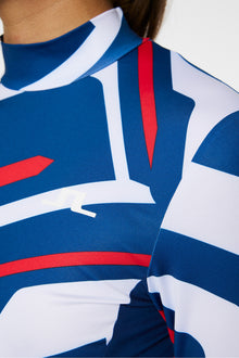 Women | Sylvie Compression Top | Us Golf Red