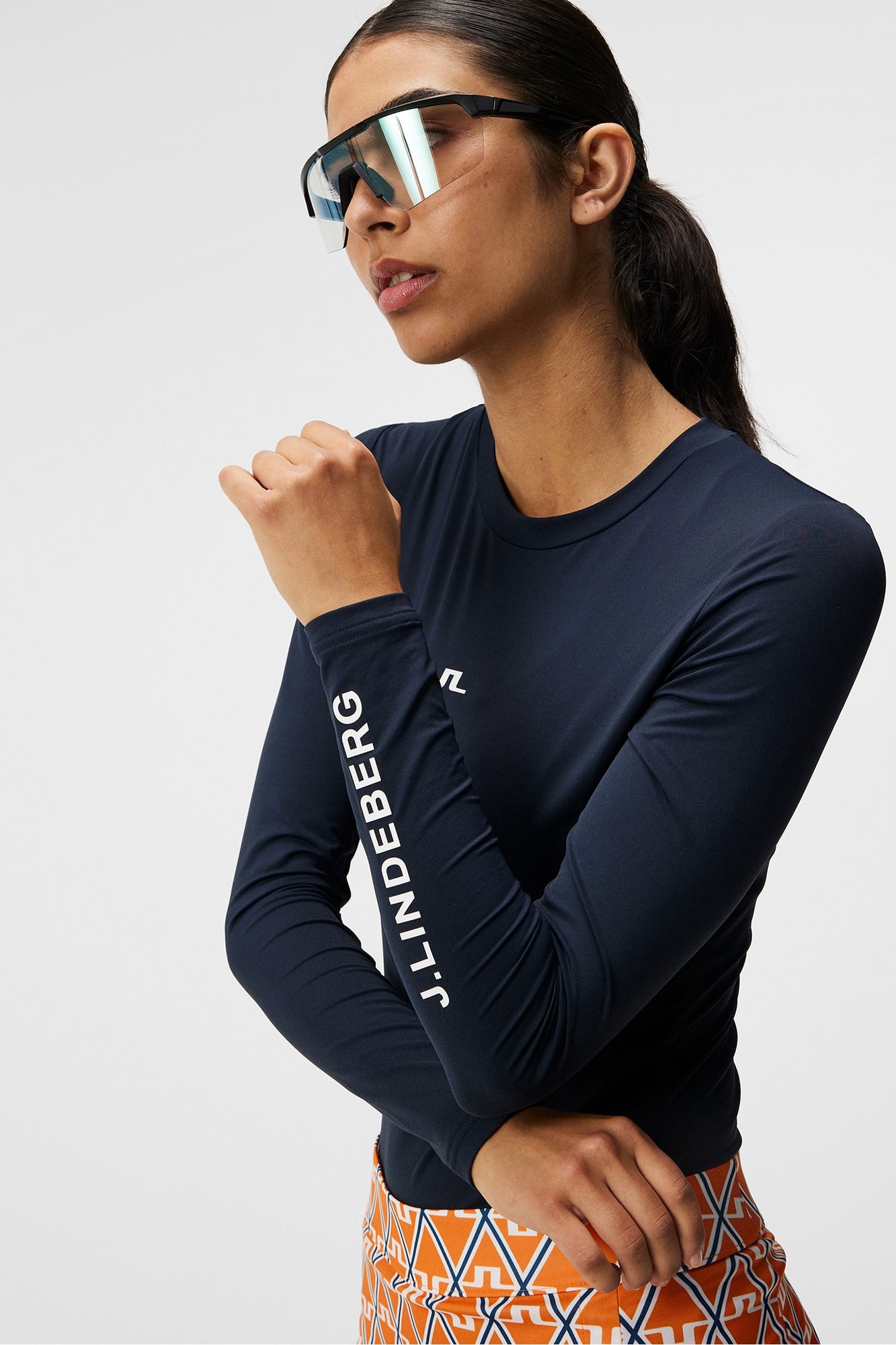 Women | Tekla Creneck Top | JL Navy