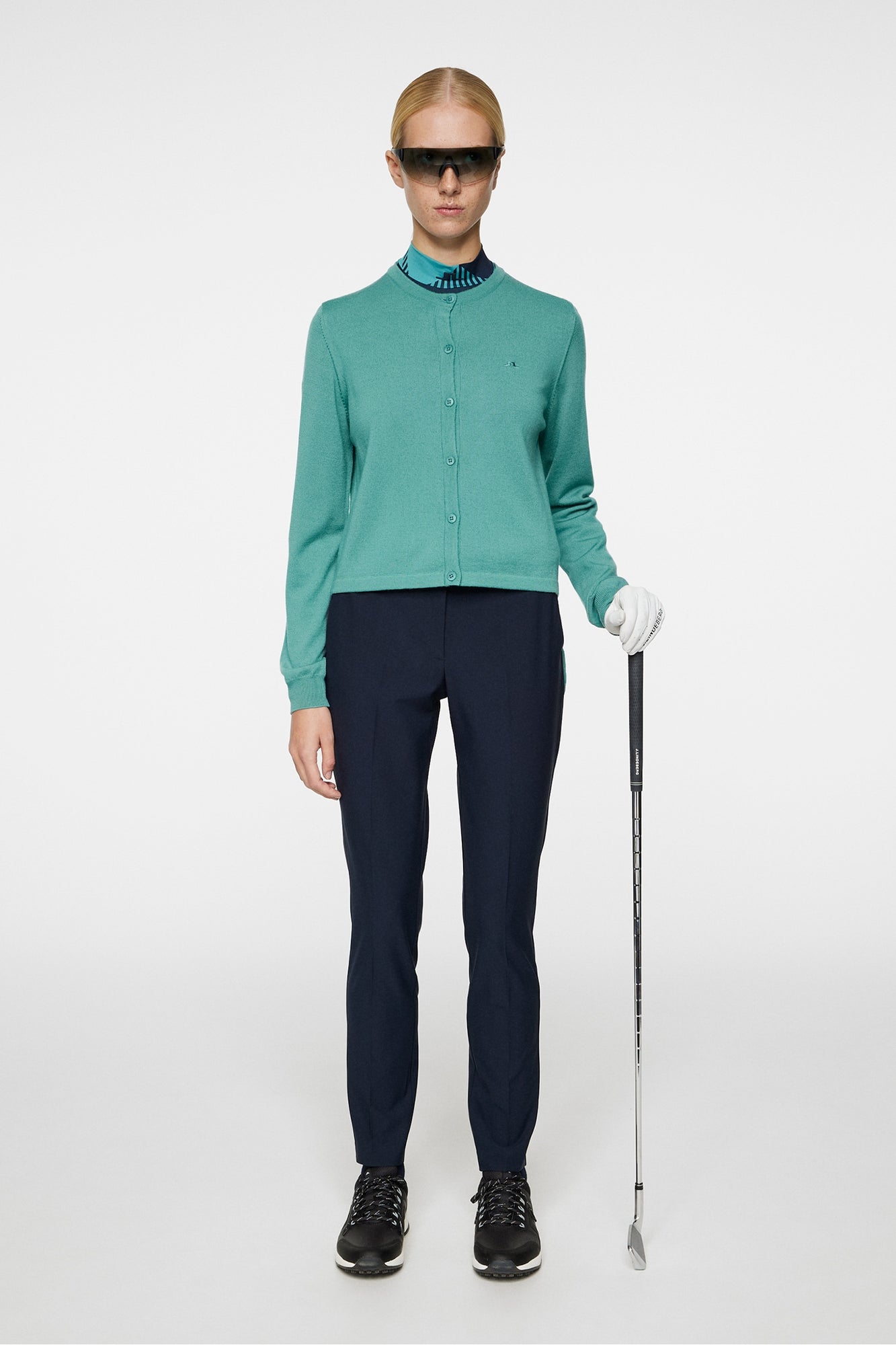 Women | Thalia Knitted Cardigan | Teal