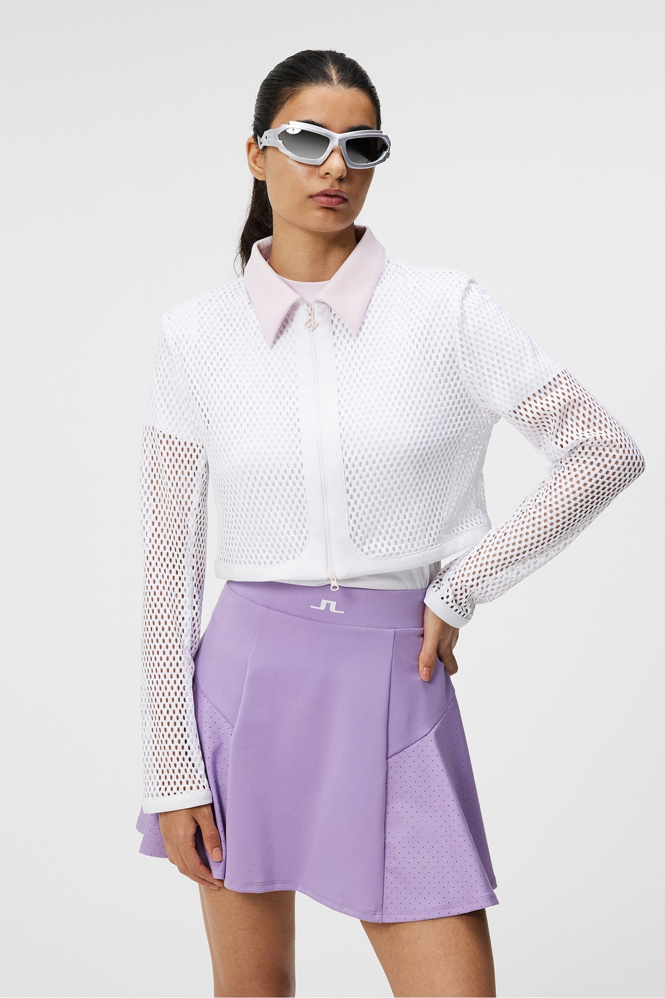 Women | Tory 3D Mesh Jacket | White