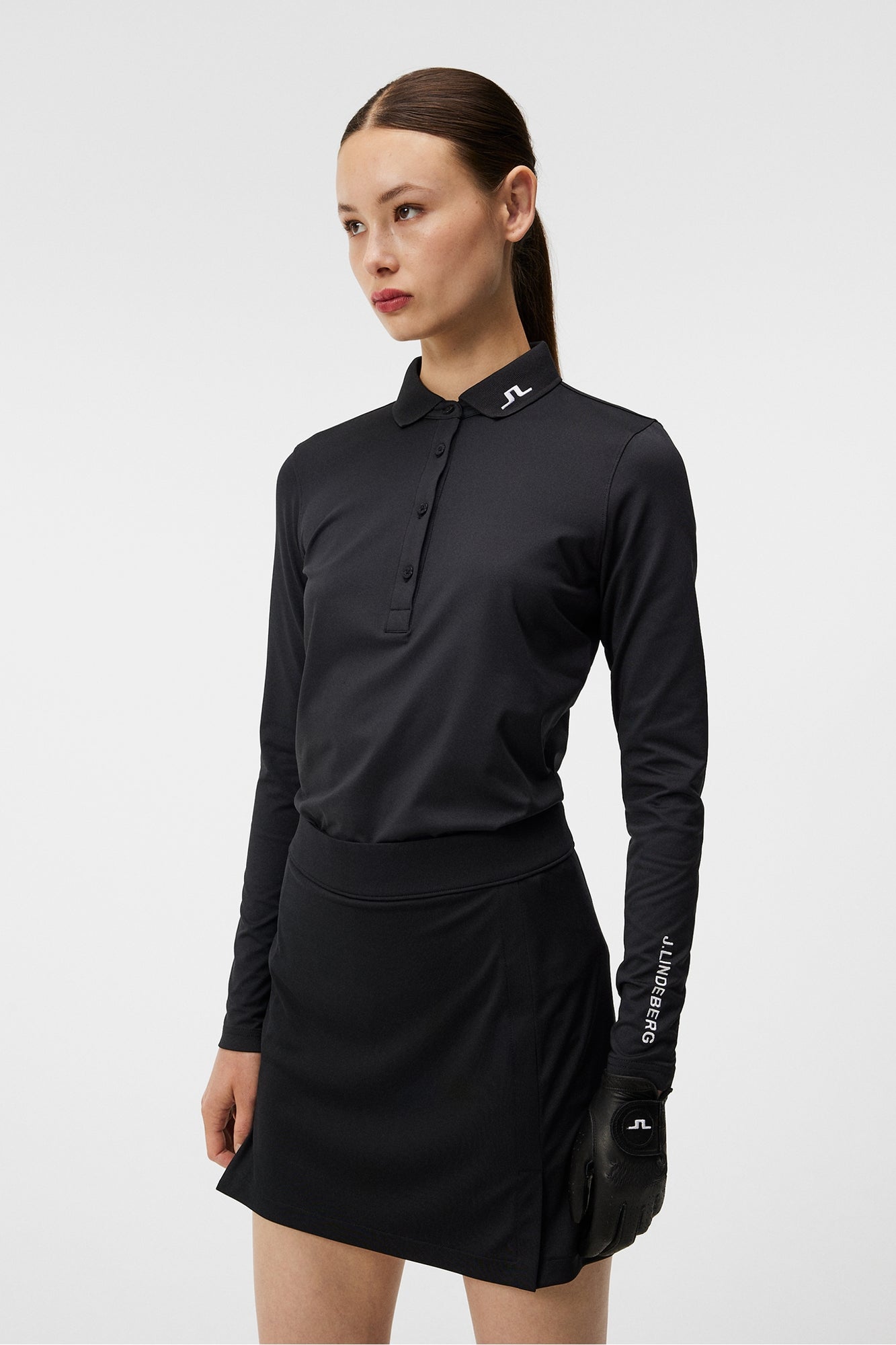 Women | Tour Tech Ls Polo | Black