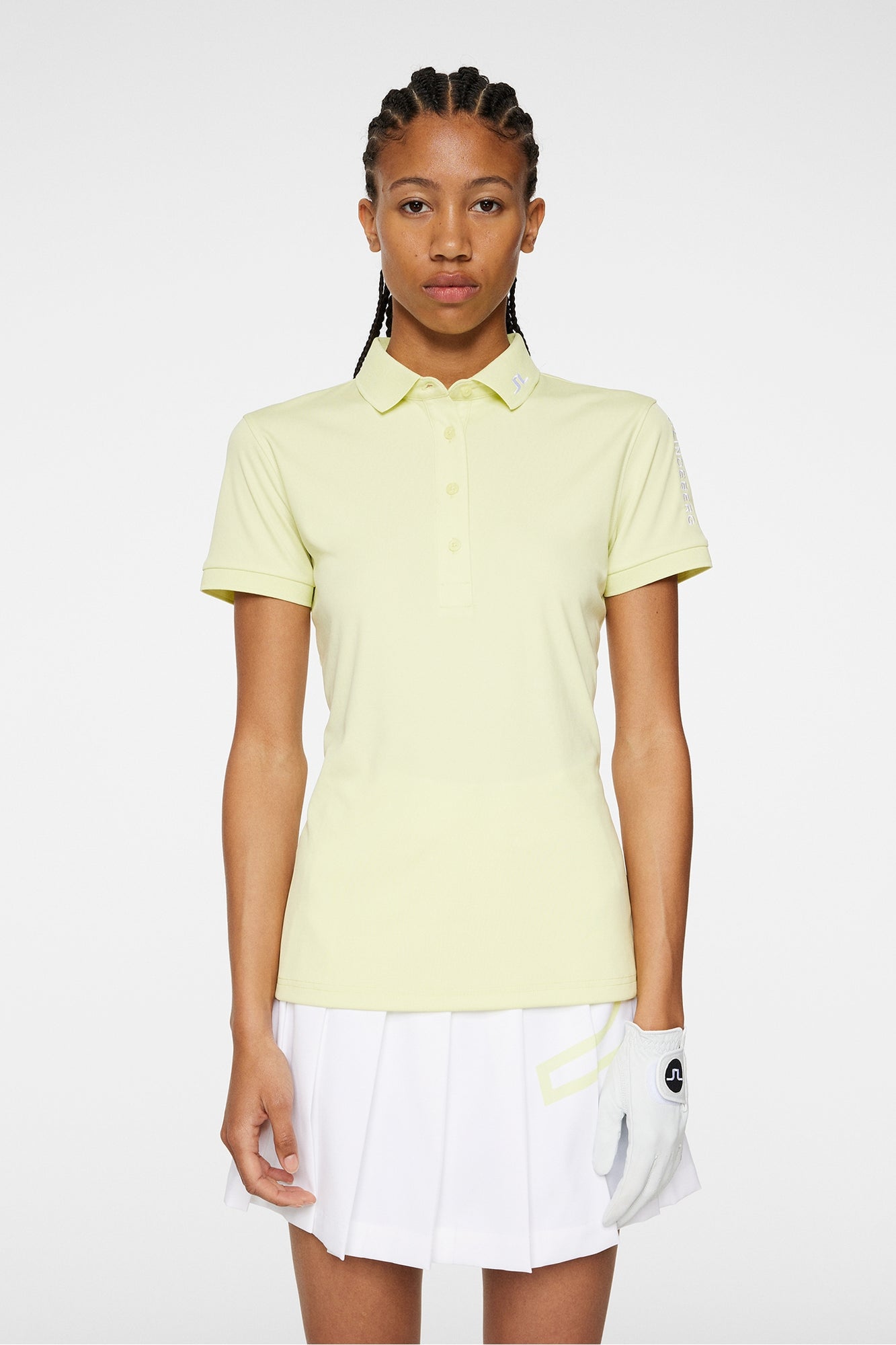 Women | Tour Tech Polo | Pale Lime Yellow