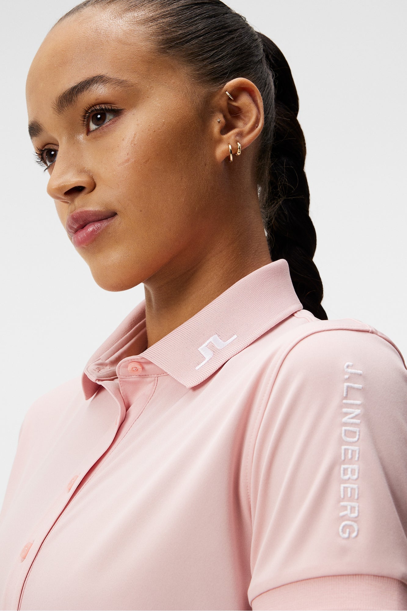 Women | Tour Tech Polo | Powder Pink