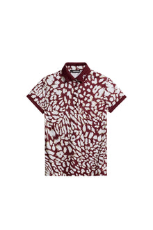 Women | Tour Tech Print Polo | Glitch Leo Lime