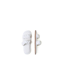 Women | Towelterry Braided Slipper | Sea Salt