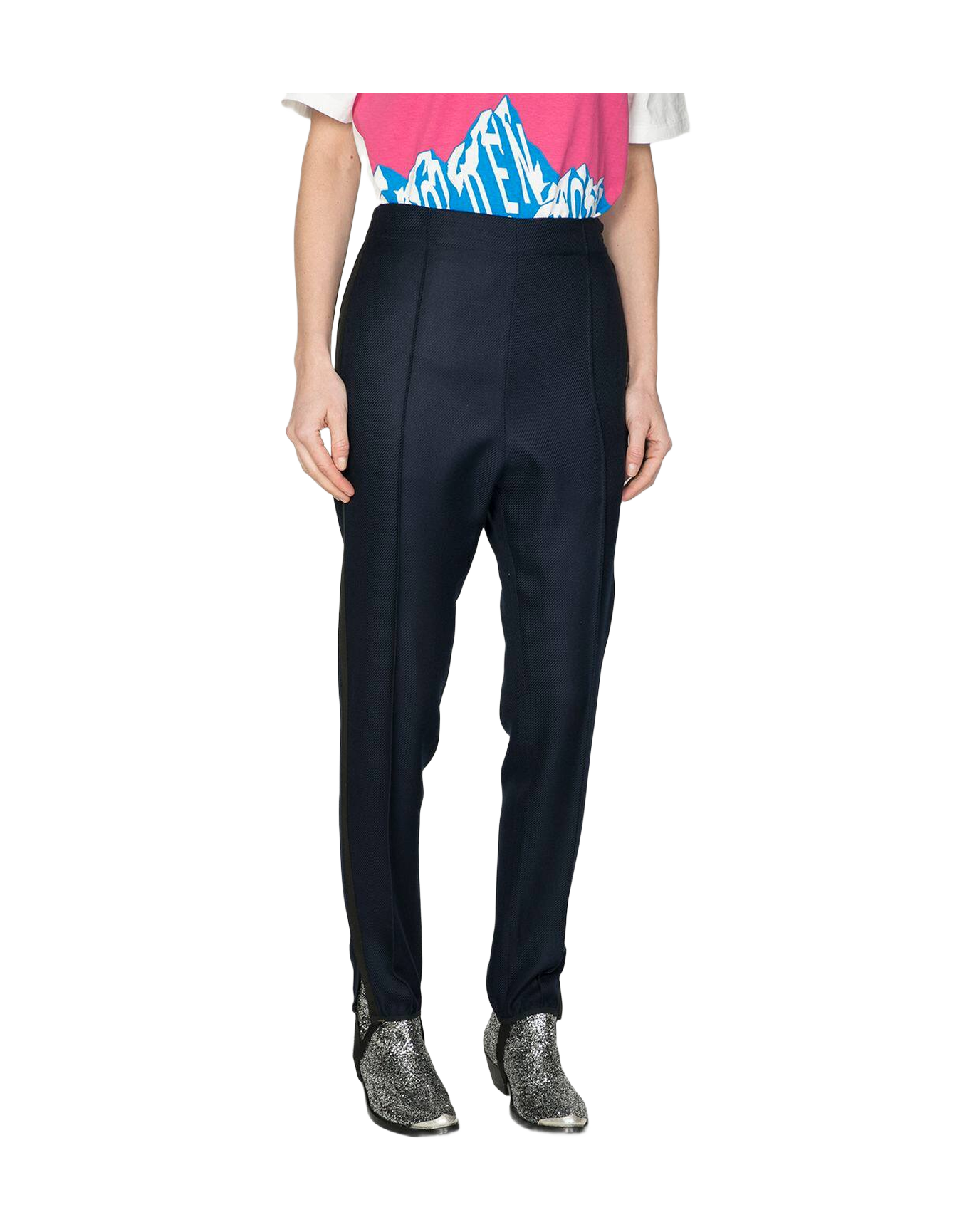 Women | Woman'S Navy Trousers