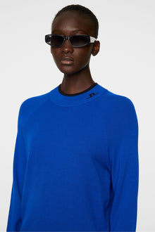 Women | Zoe Knitted Sweater | Club Blue
