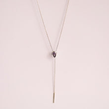 Women | Spinel Stillwater Lariat | 14k White Gold - Lavender Spinel