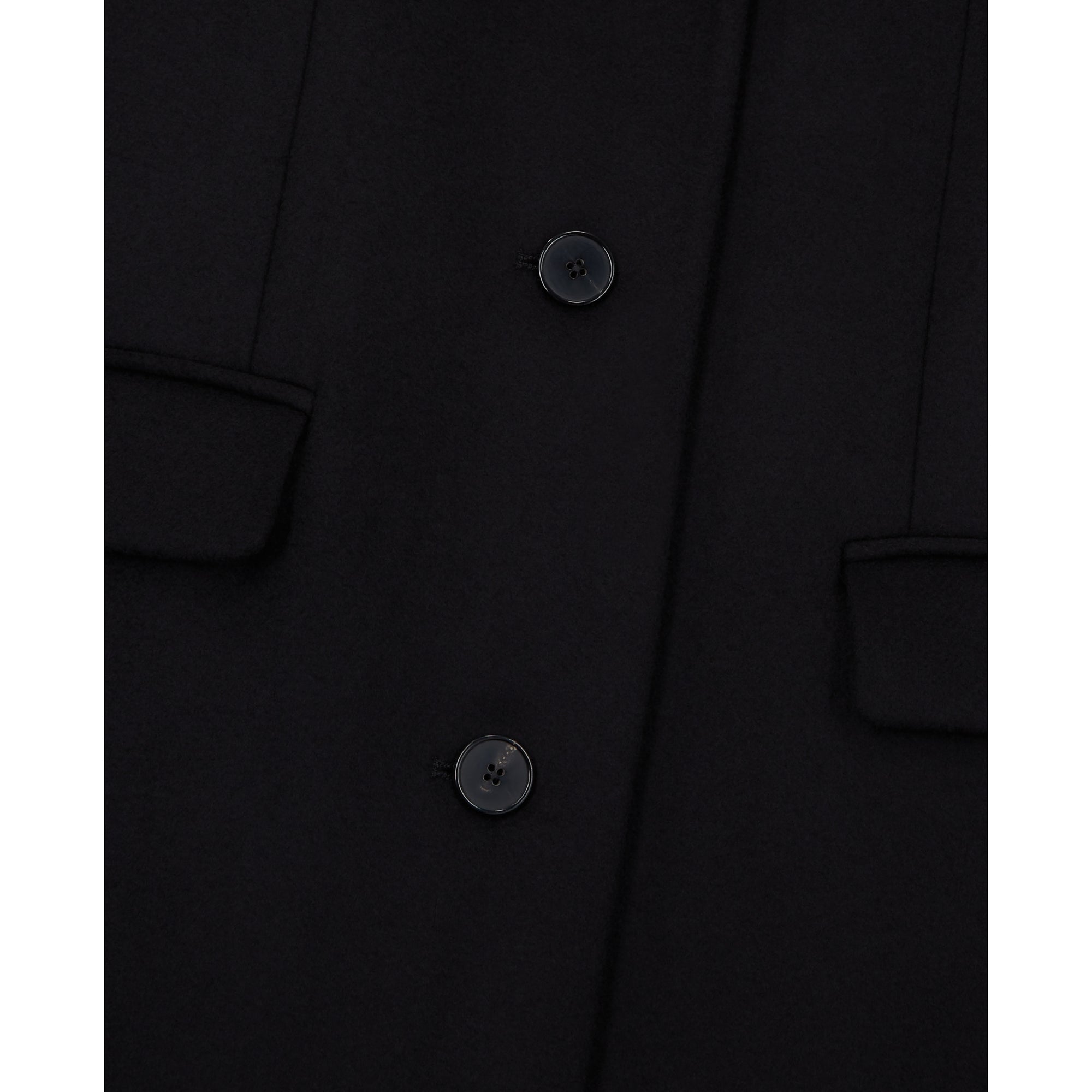 Wool And Cashmere Coat | Women | Black