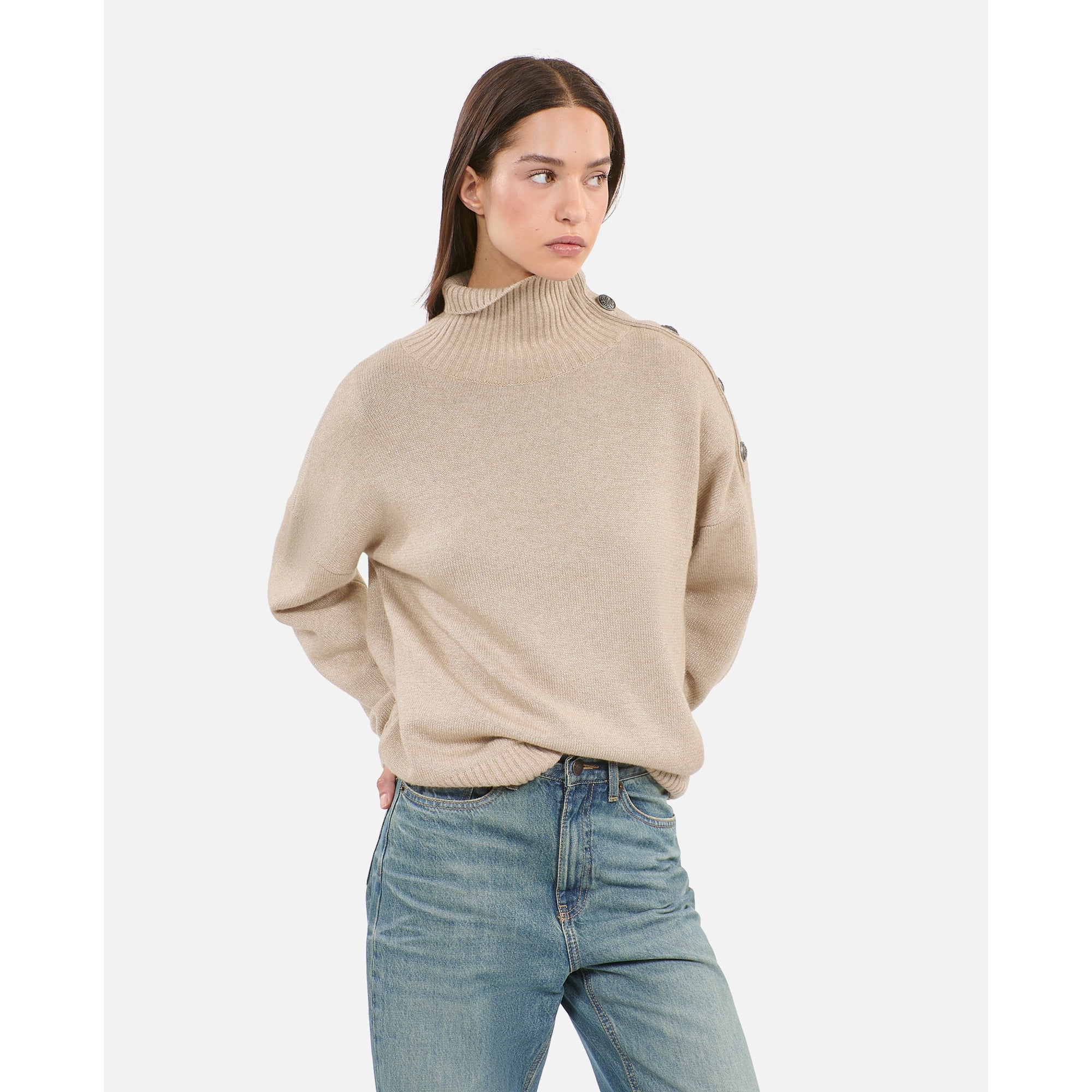 Wool And Cashmere Sweater | Women | Camel