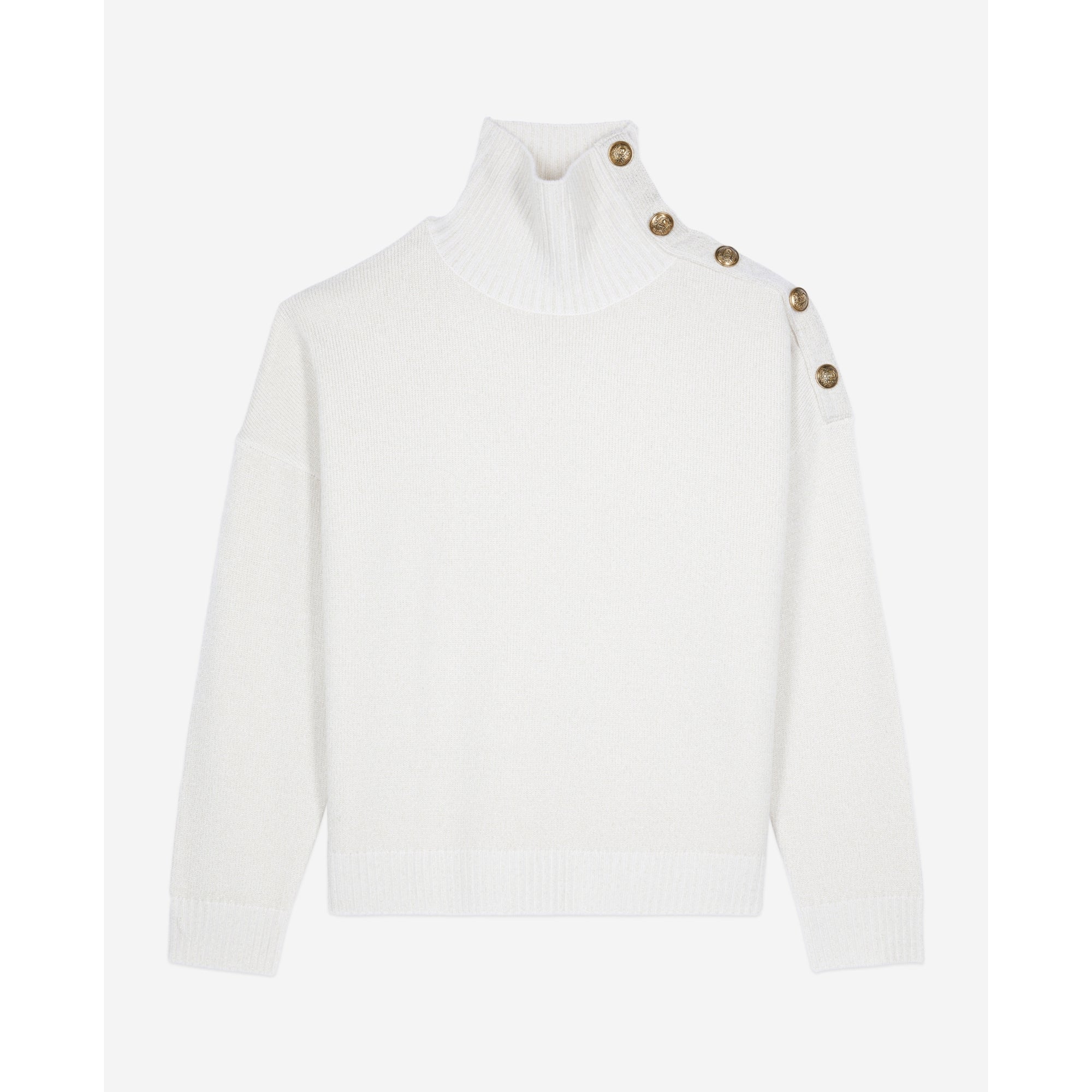 Wool And Cashmere Sweater | Women | Ecru