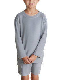 Youth | MC Brushed Fleece Cargo Short | Moonbeam
