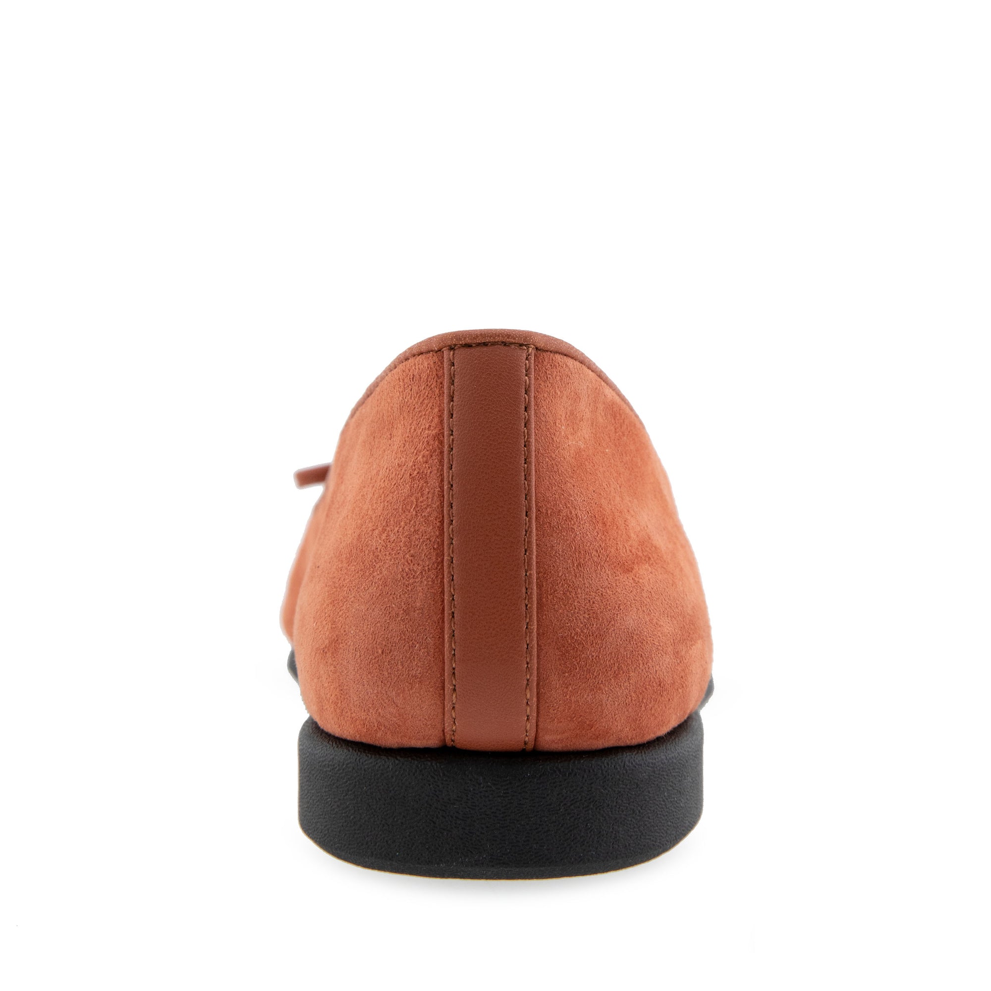 Novia Dress Flat | Rust Suede