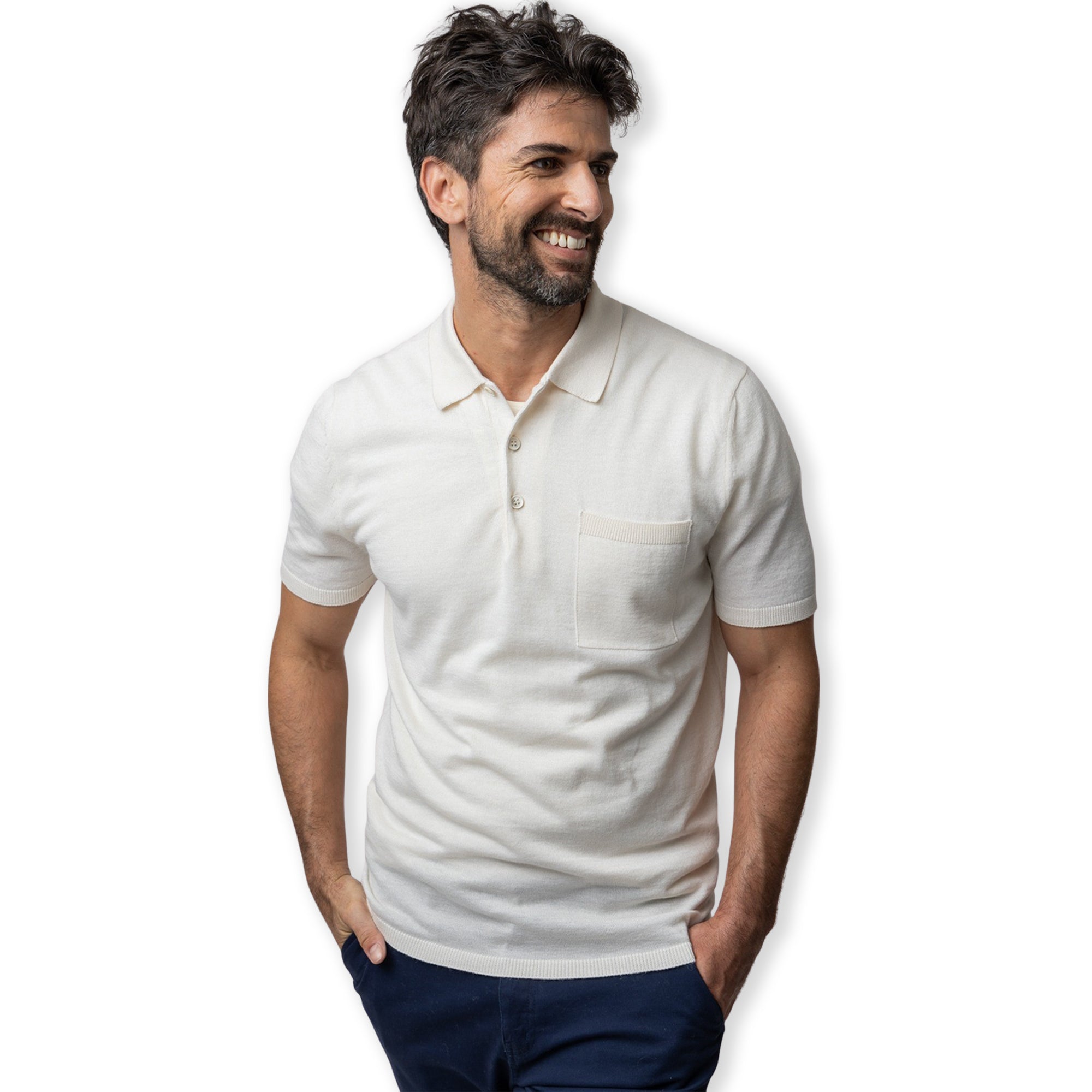 Men | Santos Polo | White