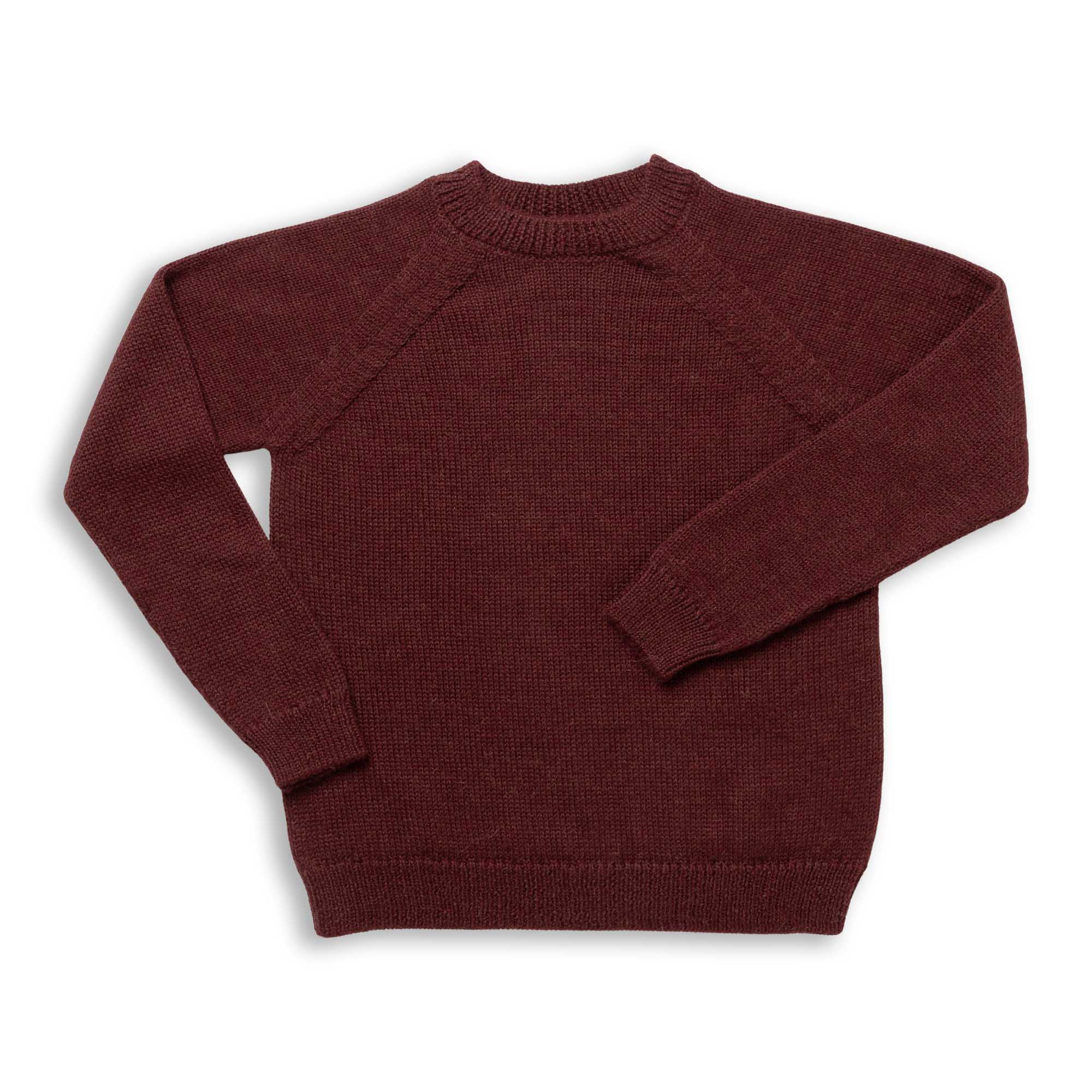 Men | Crew Neck Sweater for Men | Maroon