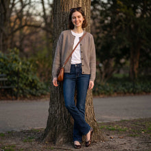 Women | Zumita Cardigan | Light Taupe