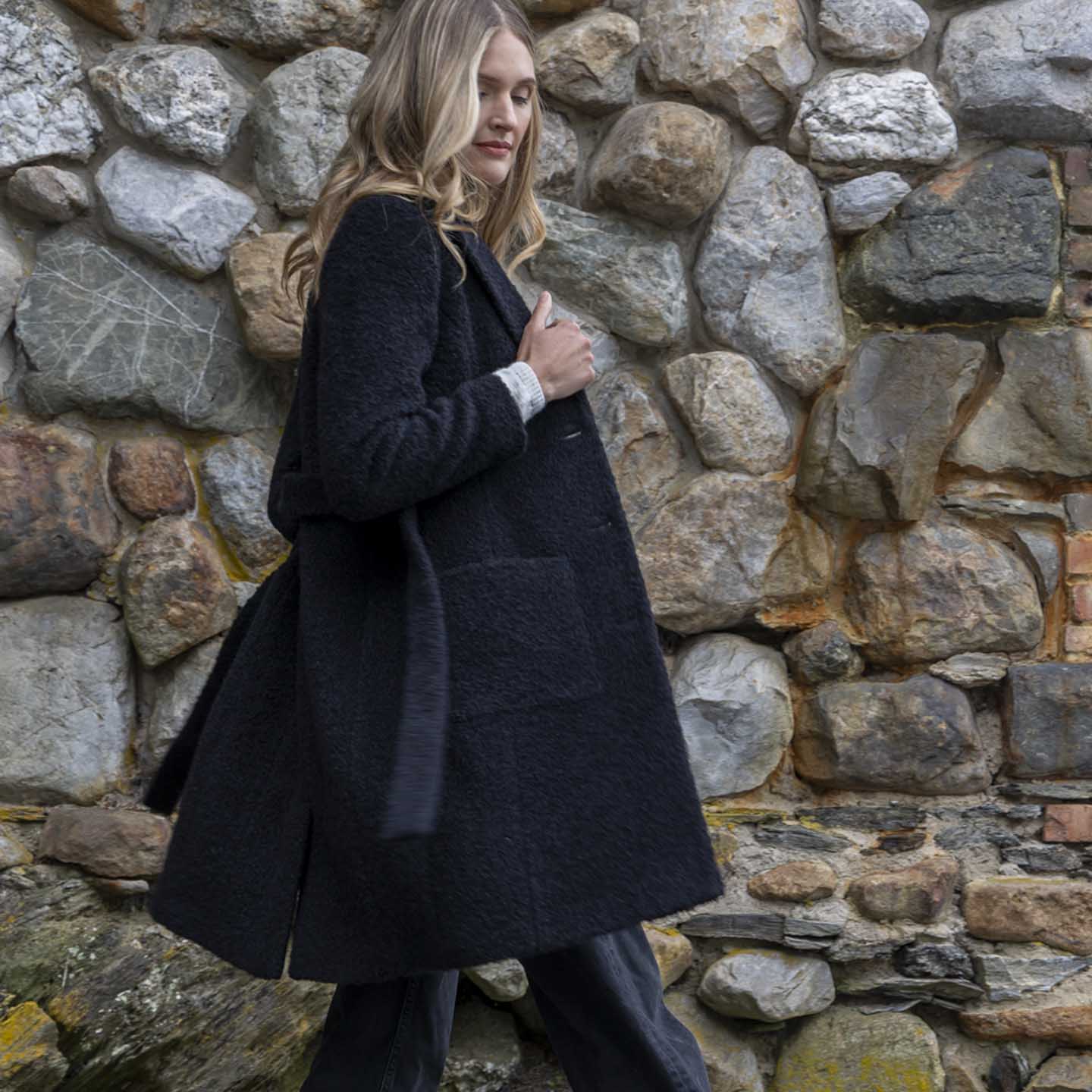 Amelia Coat | Black