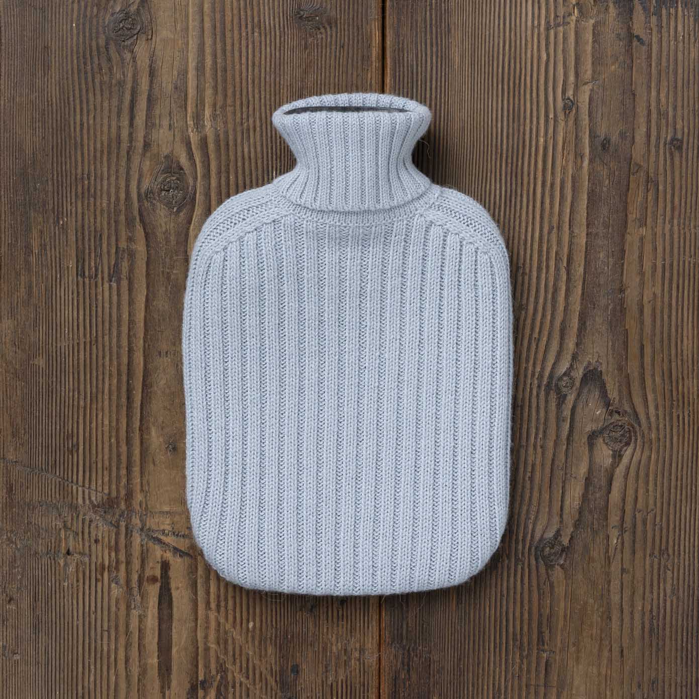 Ribbed Hot Water Bottle | Spa Blue