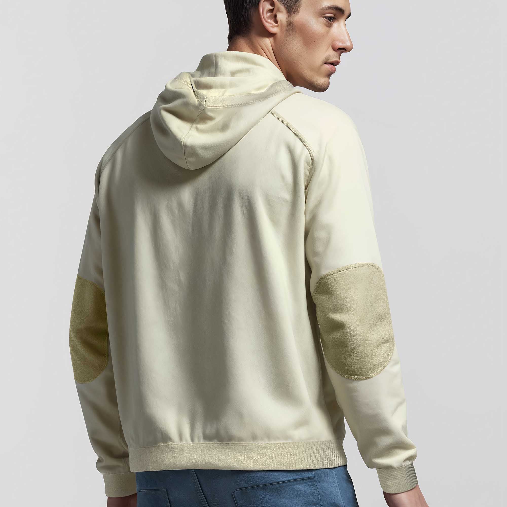 Verbier Zip Up for Men | Ivory