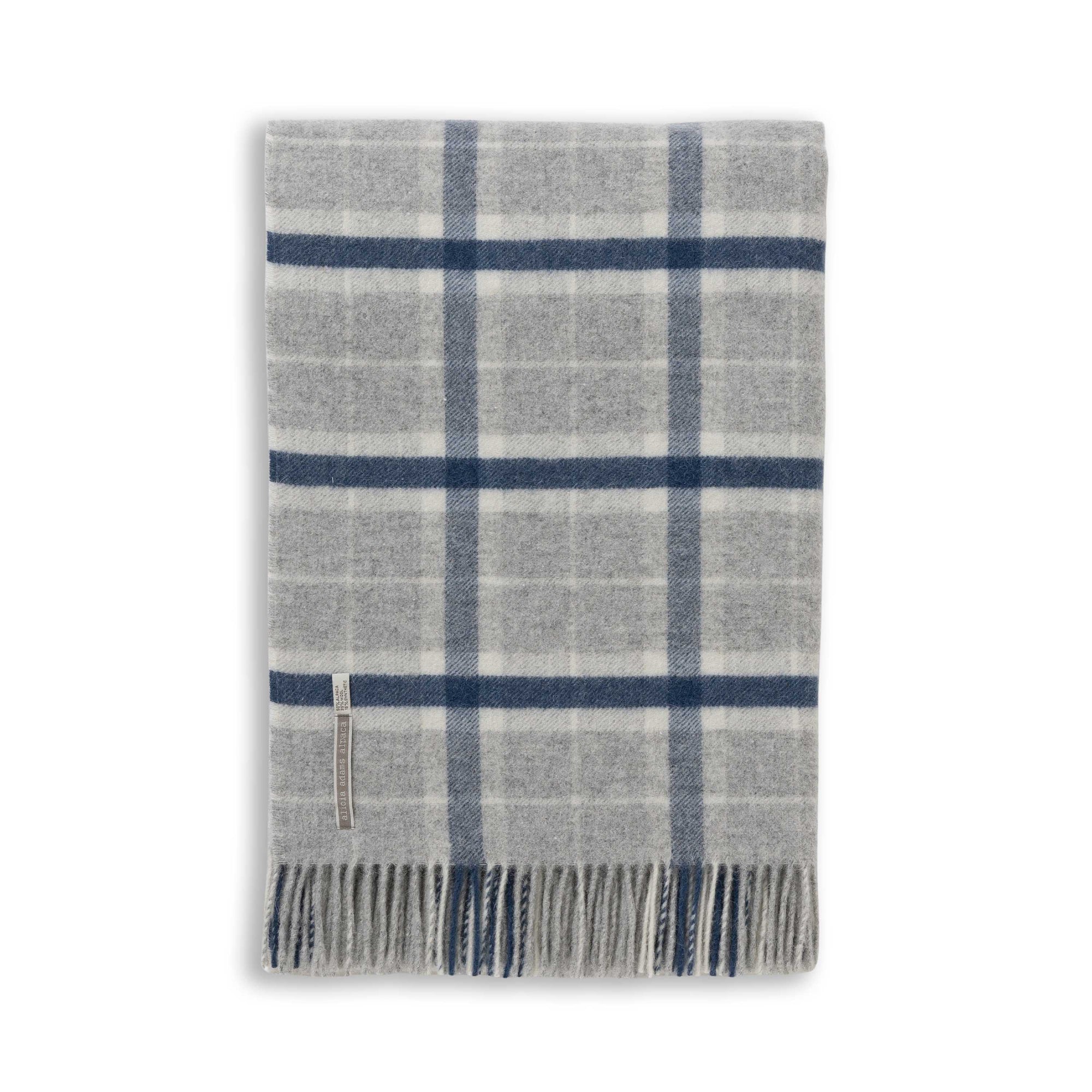 Wellington Throw | Carbon / English Manor