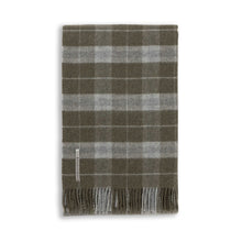 Wellington Throw | Forest Green / Grey