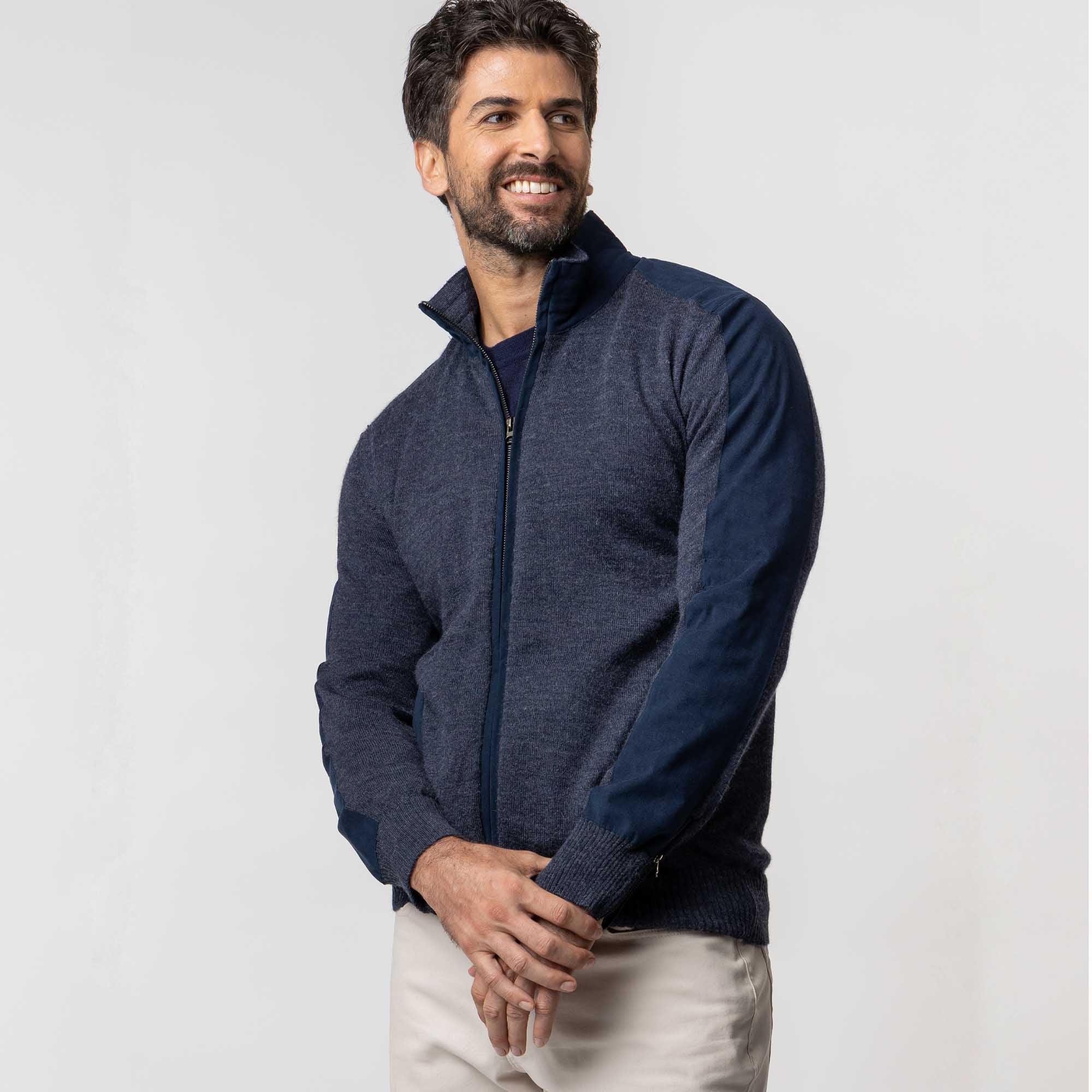 Men | Men's Damien Sweater | Navy Melange