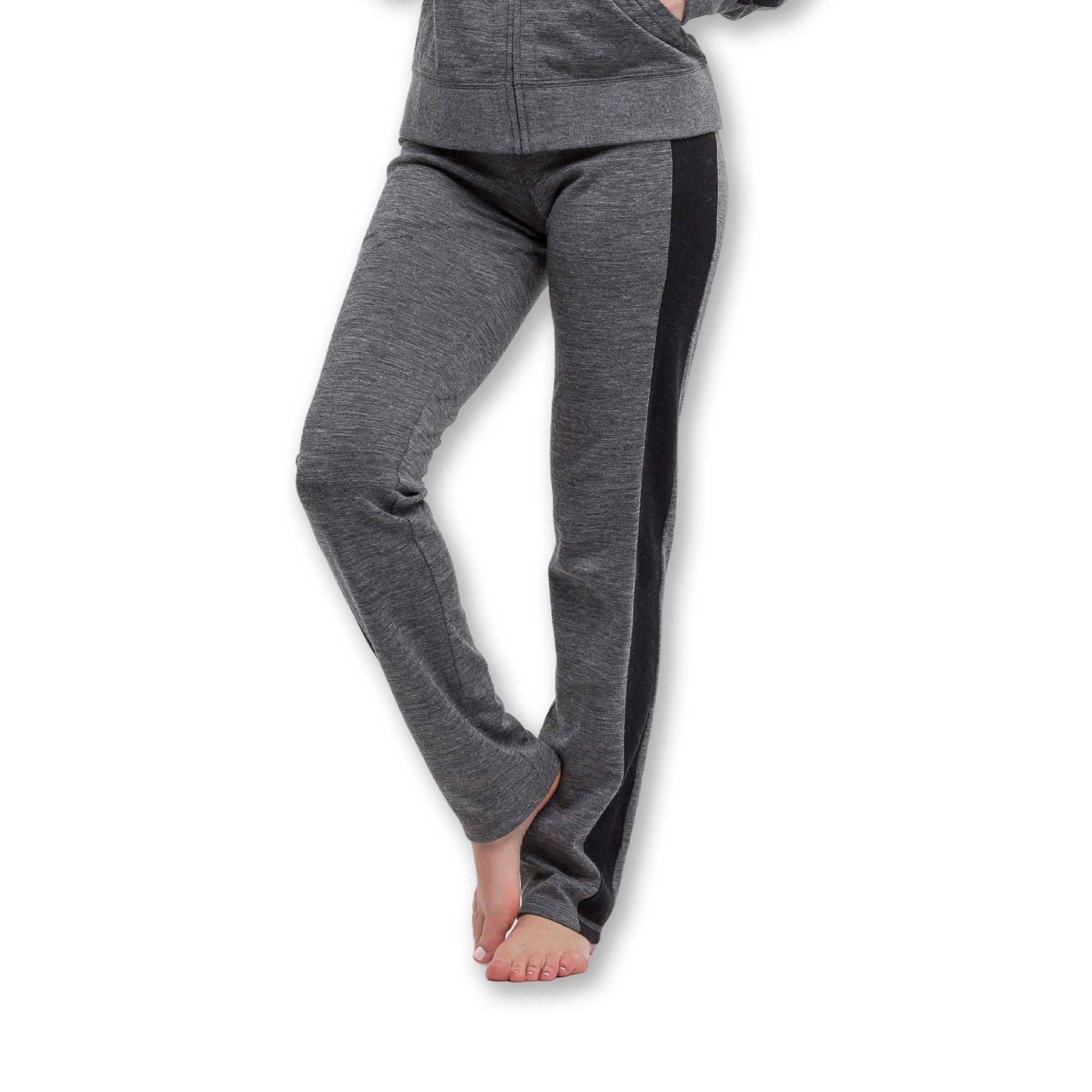Womens | Malibu Lounge Sweatpant | Dark Grey / Black