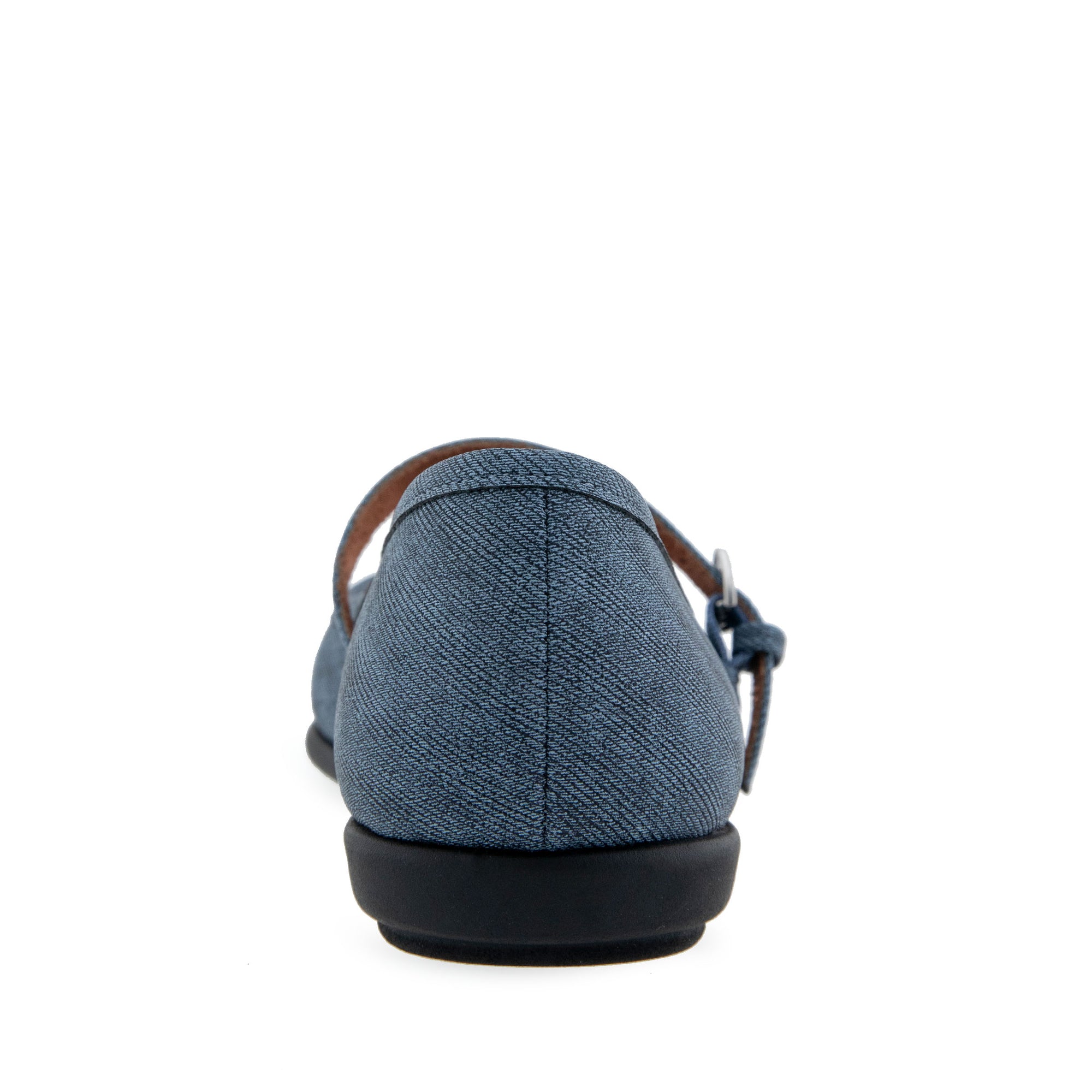 Baylee Casual Flat | Denim  Faux Leather