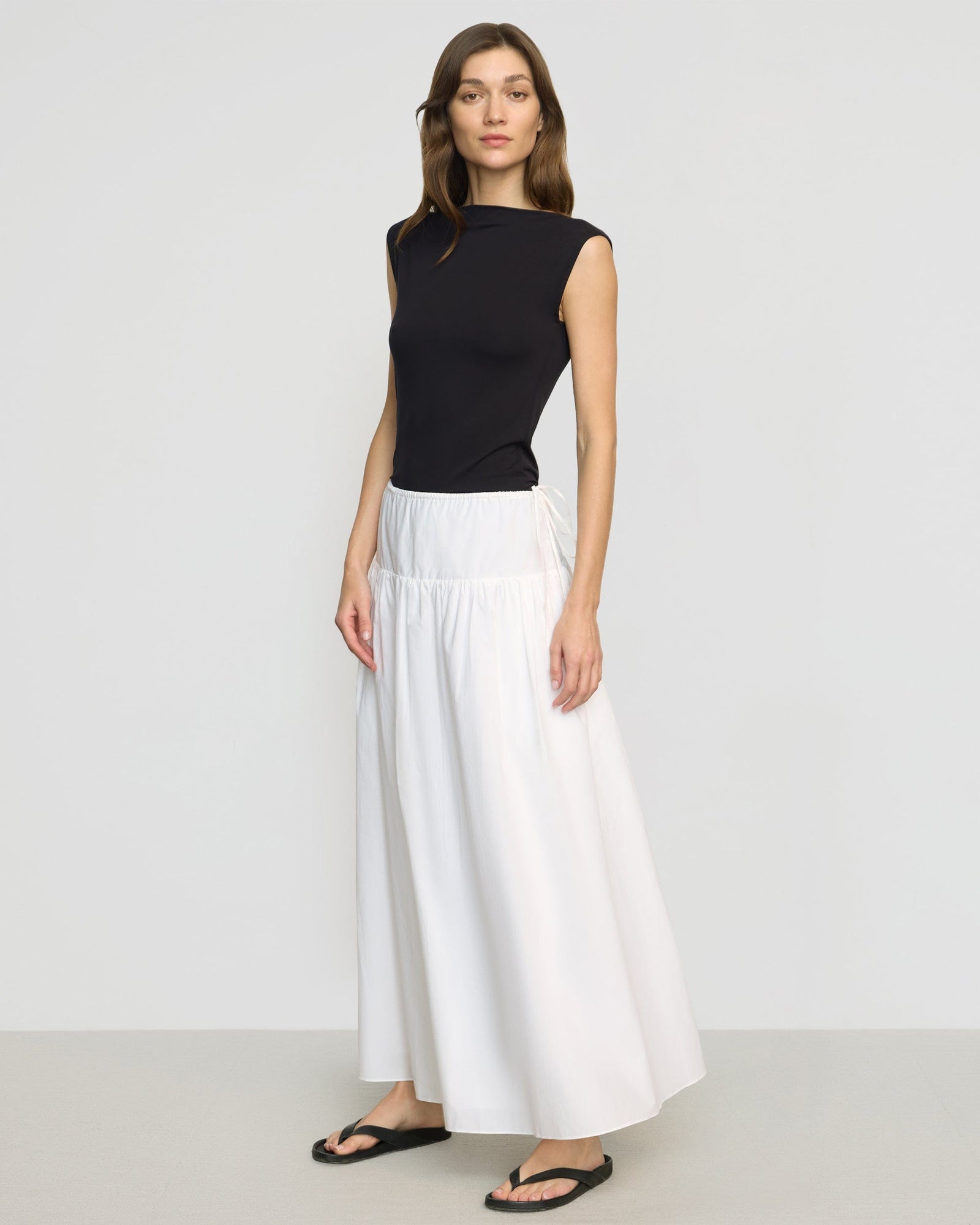 Renee | Bao Organic Cotton Drop-Waist Skirt in Size Small