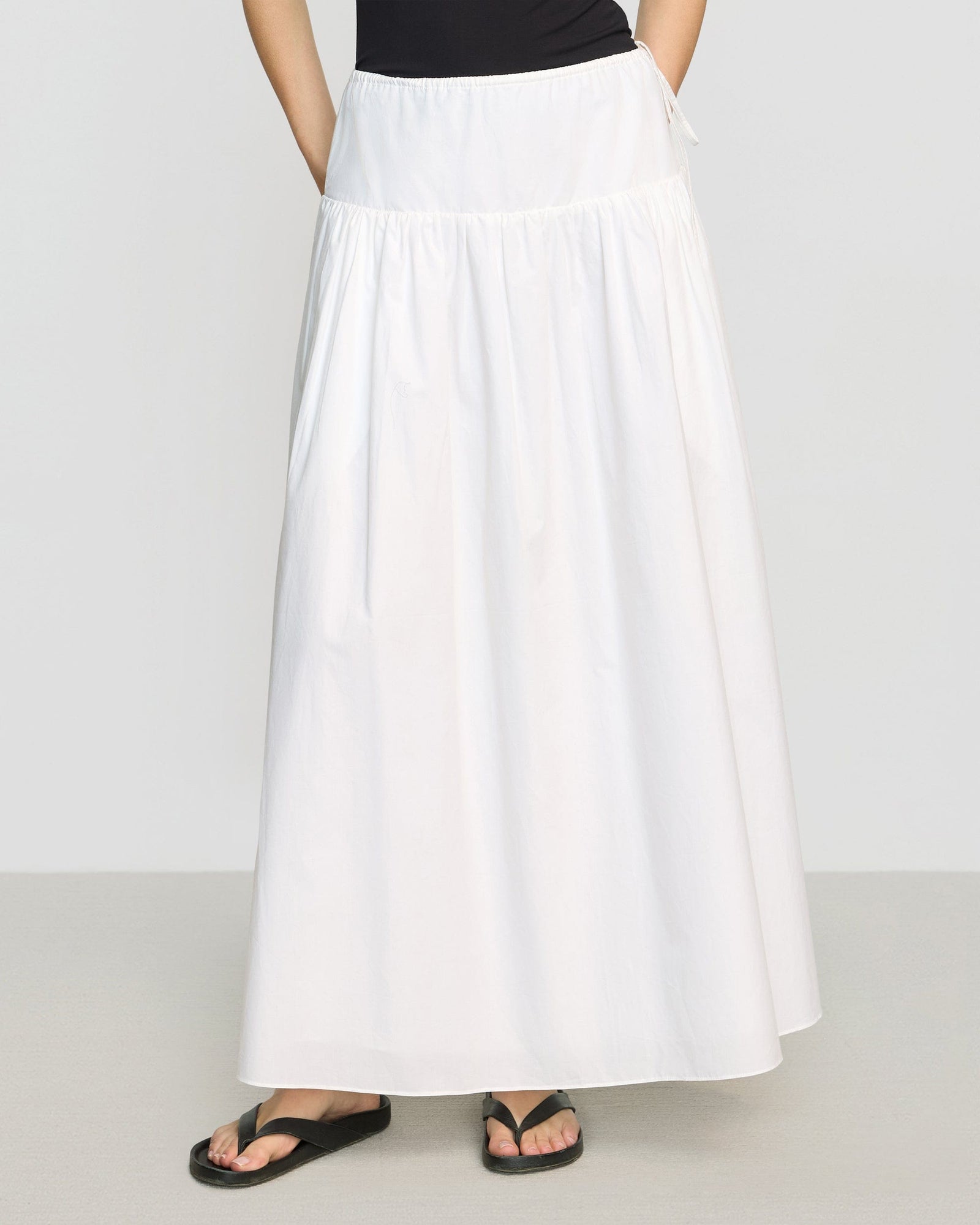 Renee | Bao Organic Cotton Drop-Waist Skirt in Size Small
