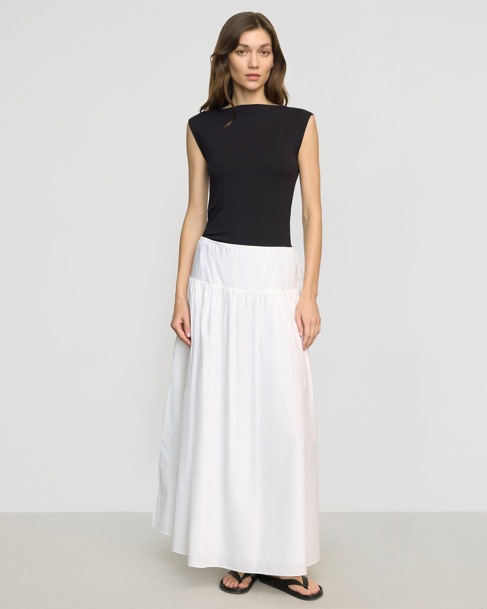 Renee | Bao Organic Cotton Drop-Waist Skirt in Size Small
