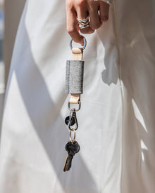As attractive as they are functional: our Key Bar Fob, here in granite color