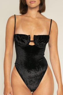 Petal One Piece | Black Velvet