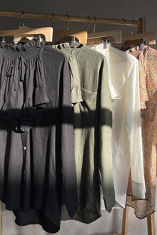 Long Sleeve Button Down Shirt | Black