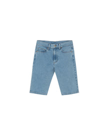 Kiki Denim Biker Shorts | Light Blue