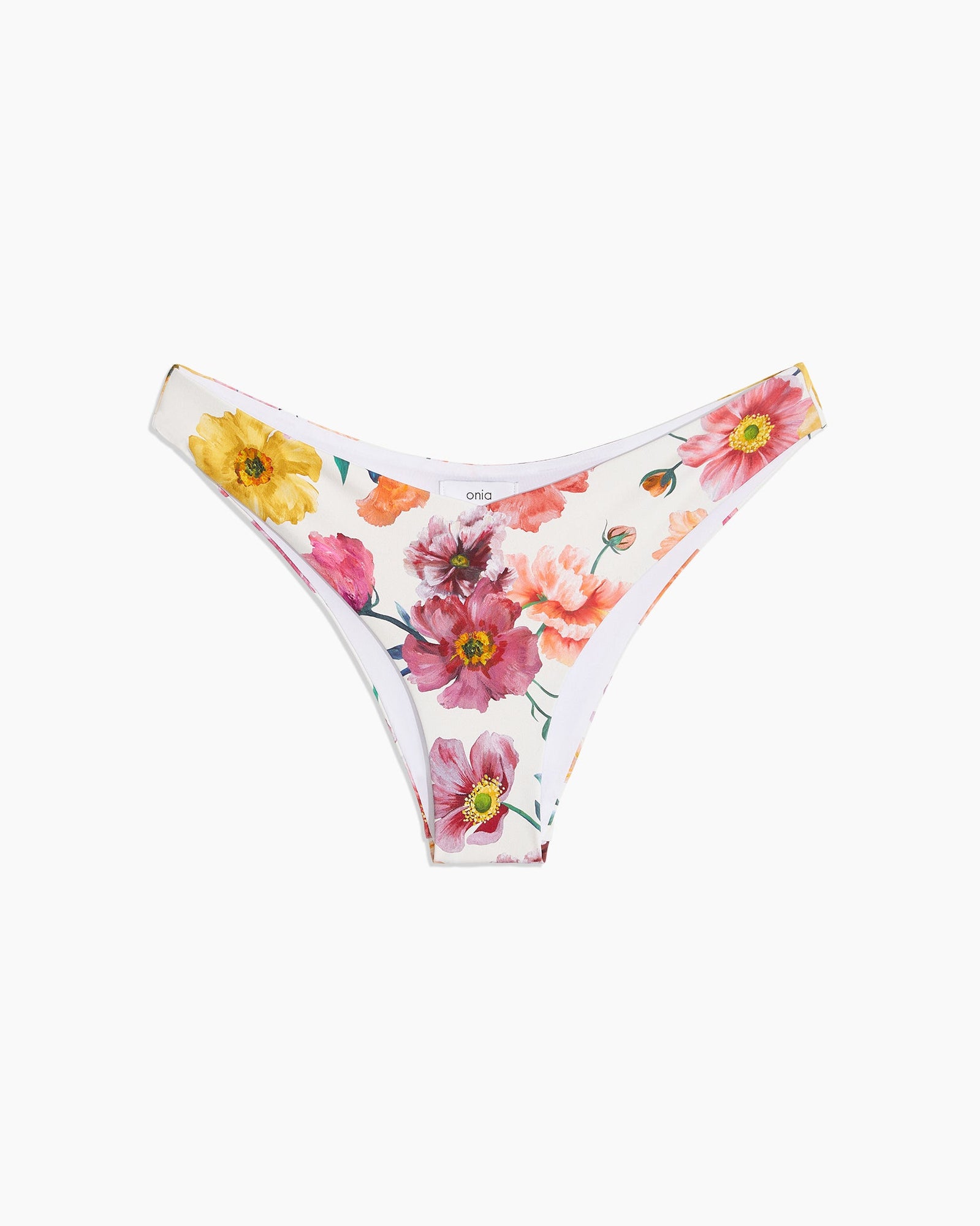 Womens | Chiara Bikini Bottom | Lemon-Poppy-Garden
