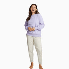 Chilluxe Heavyweight Recycled Fleece Crewneck | Lavender