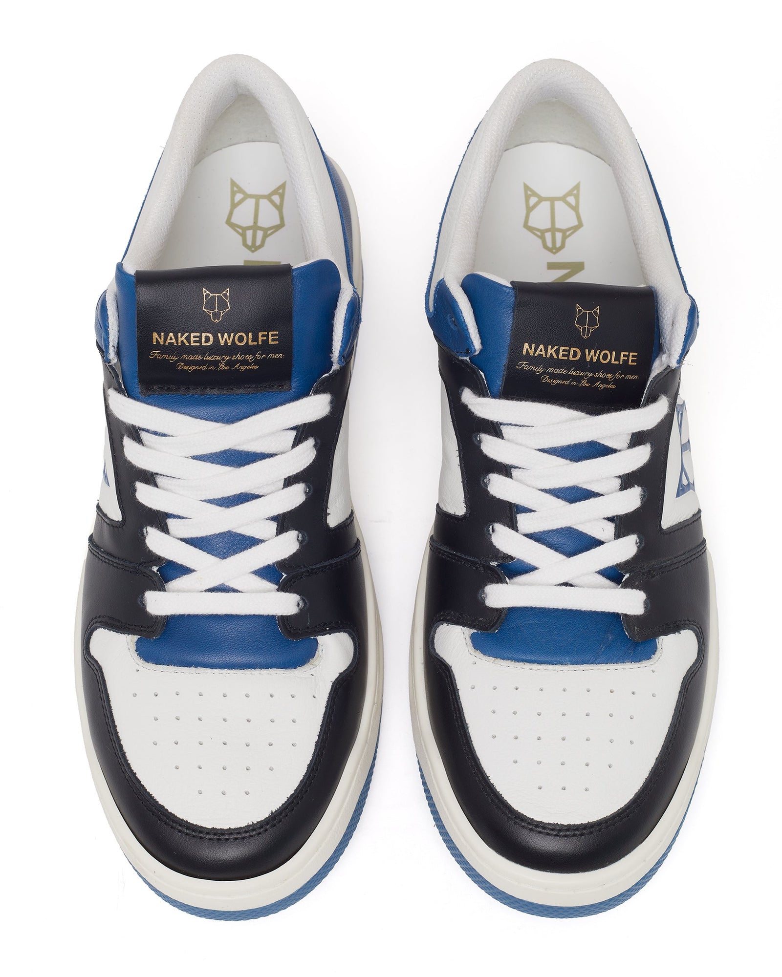 Mens | CM-01 Combo Leather Sneaker | Blue