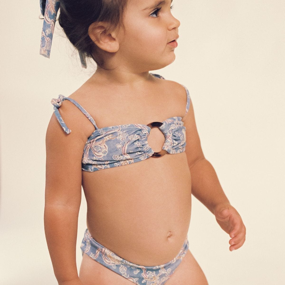 Mini Tori Bandeau x Lulu Bikini Set | Cupid