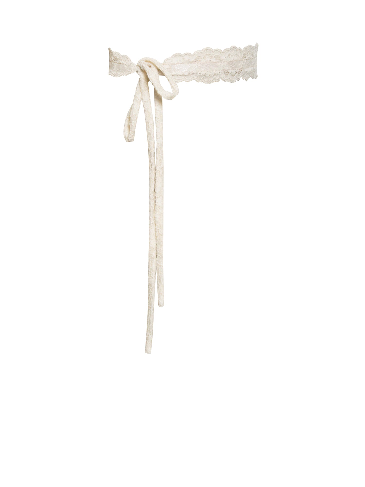 Lace Luxe Leg Garter | Beige