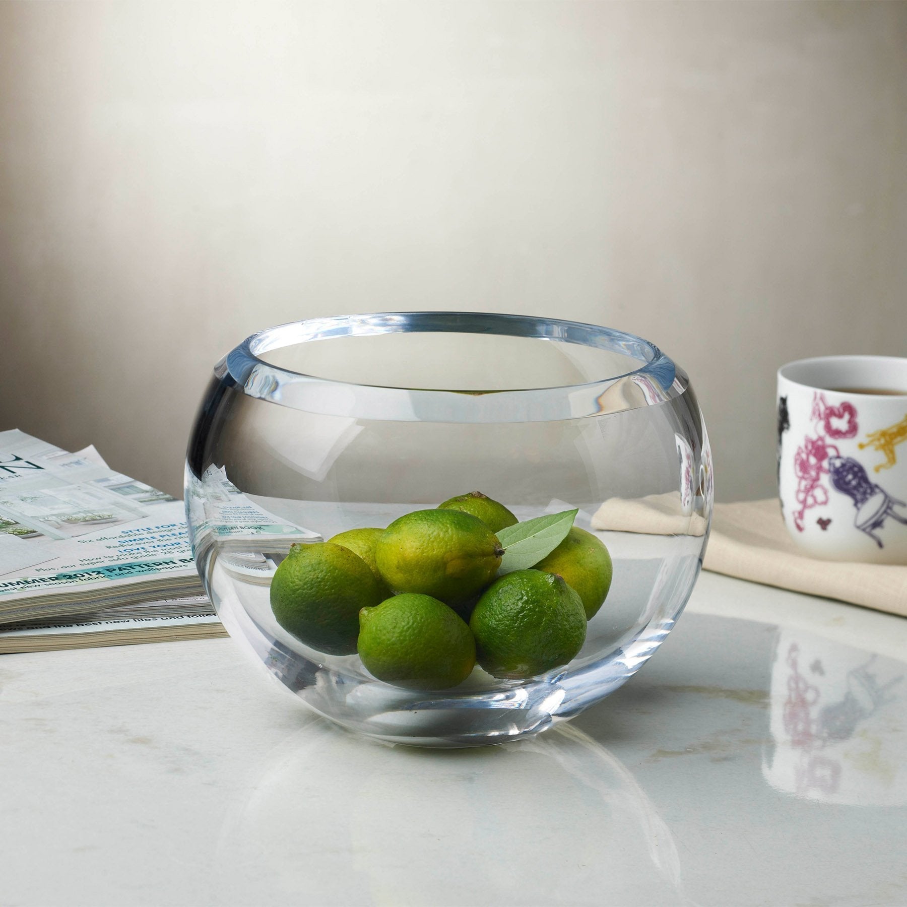 Lily Bowl - Small | Clear Crystal