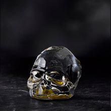 Memento Mori Faceted Skull - Small | Gold Coated Clear Crystal