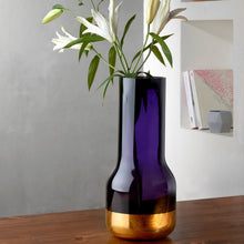 Contour Vase - Tall | Purple/Gold