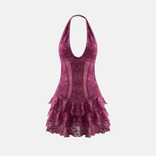 OW Collection ELEANOR Mini Dress Dress 233 - Cherry Lacquer