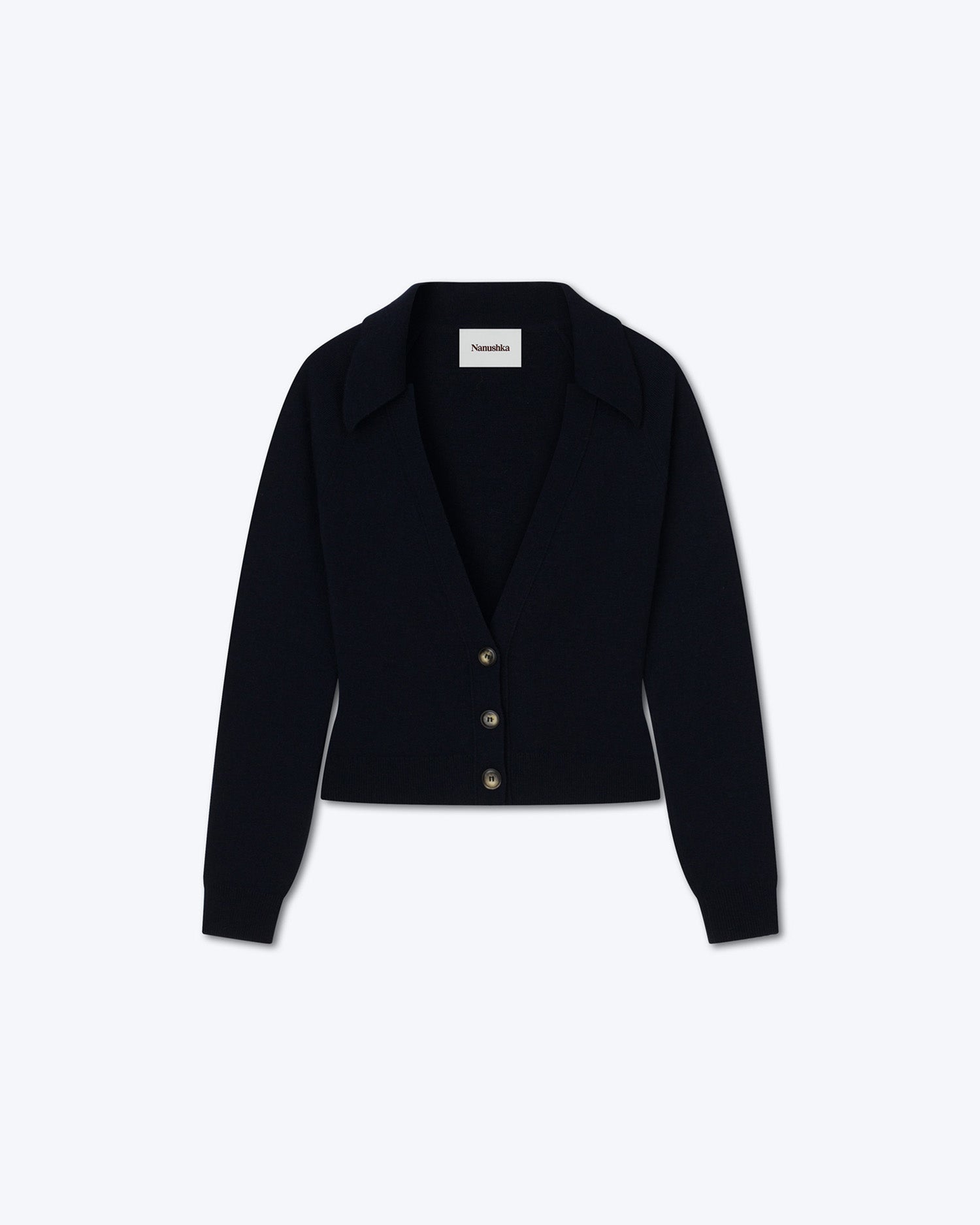 Jodi Cashmere-Blend Cardigan | Navy