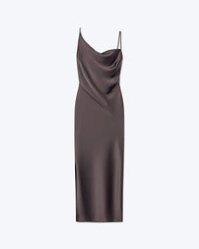 Lennie Slip Satin Maxi Dress | Coffee Bean