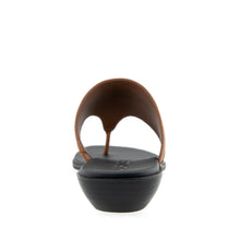 Gesa Sandal Flat | Black Canvas