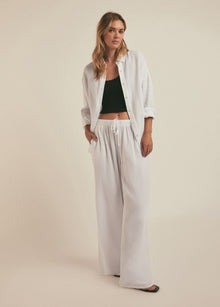 white cotton gauze
