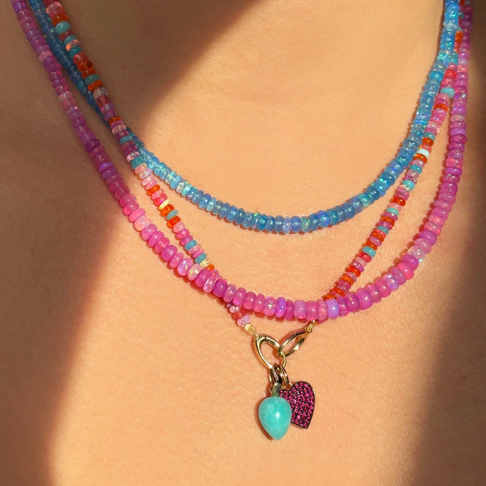 Pee Wee Multi Opal Necklace