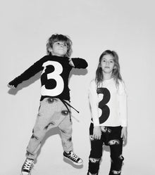 Kid | Eye Baggy Pants | Powder Pink